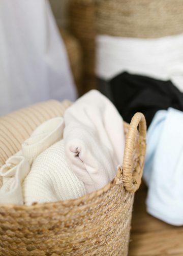 Cestini Pieghevoli per il Bucato in Case Compatte